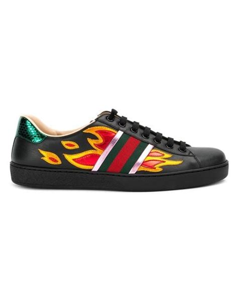 gucci flame trainers|farfetch gucci ace.